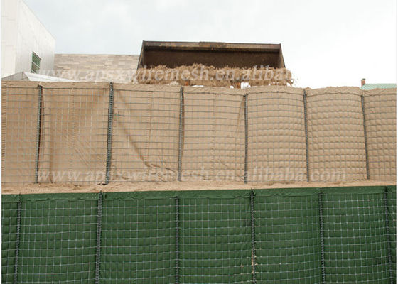 Mesh 3" X 3" Galvanized Steel Sand Soil Mil 2 Military Barrier