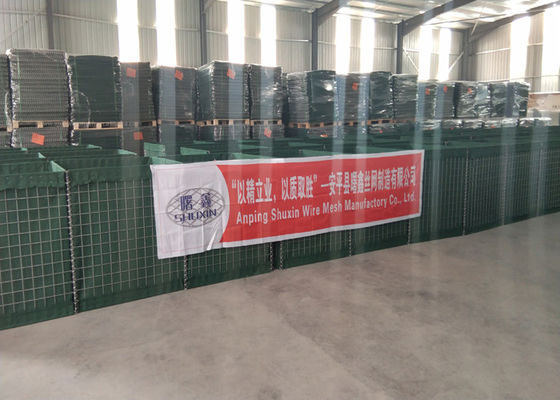 Mesh 3" X 3" Galvanized Steel Sand Soil Mil 2 Military Barrier