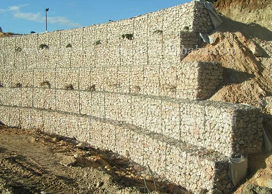 Hot Dip Galvanized Erosion Control Gabion Wall Cages