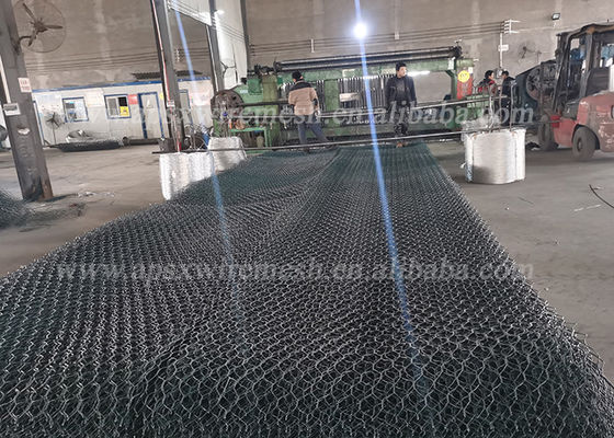 Q235 Green Pvc Coated Hexagonal Stone Filled Gabions