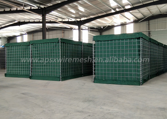 Low Carbon Iron Wire Defensive Barrier Military Explosion Proof Protective Wall