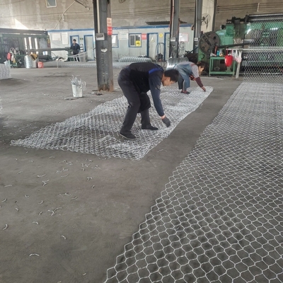 275g Zinc Coated Wire Mesh Gabion Box Hexagonal Double Twisted