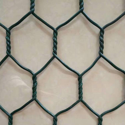 Green Pvc Coated 2.7mm Gabion Box For River Flood Control Reinforcement