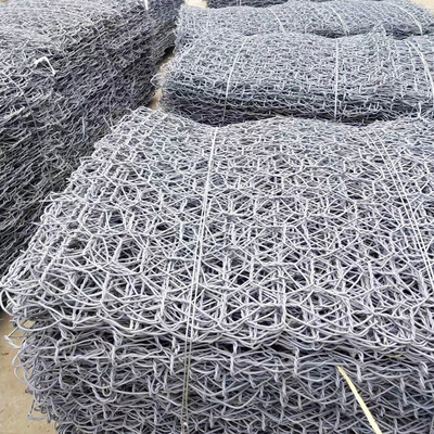 Hexagonal Three Twisted 300mm Gabion Baskets Retaining Wall Design Heavy Galvanized