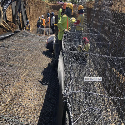 SGS Filling Gabion Cages 2x1x1m 3x1x1m 4x1x1m 5x1x1m Galvanized