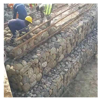 6*2*0.3m Size Gabion Basket Retaining Wall Galvanised