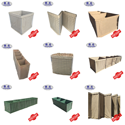 Explosion Proof Hesco Containers Anti Impact Hot Dipped Galvanized