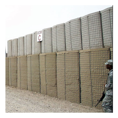 Galvanized Mil3 Sand Wall Barrier Blast Wall For Flood Mil6 Gabion Welded Defensive Barriers