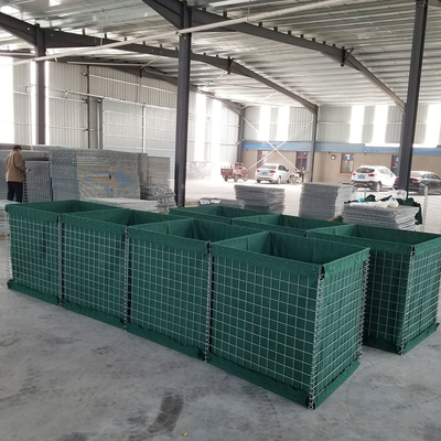 Mil 10 Galvanized Welding Military Sand Fill Defensive Barrier Used For Kenya