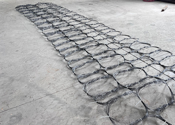 Capture Wire Barrier Wound Tank Tracks Anti Tank Barrier Wire Mesh