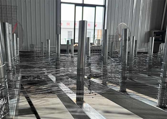 Obstacle Tanks Low Visibility Galvanized Wire Tank Barrier Net