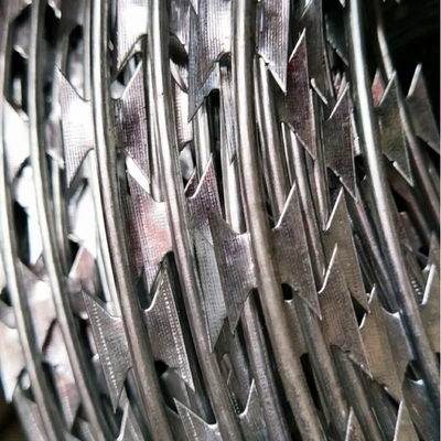 BTO-22 Concertina Wire Electric Galvanized Nigeria Razor Barbed Wire Razor Wire Price Per Roll