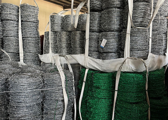 Stainless Steel Fence Iron Wire Barbed Wire Easy To Bend Farm