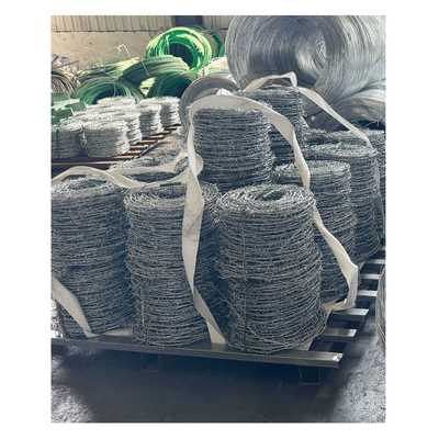 High-Quality Galvanized Barbed Wire Security Fence 500 Meters Barbed Wire Prices