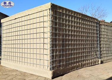 Geotextile Lined Defensive Barrier 300 GSM Blast Mitigation Customized Length