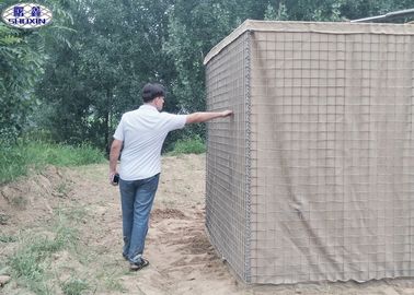 Weld Gabion Barrier Heavy Hot Dipped Galvanized Feature ISO Certification