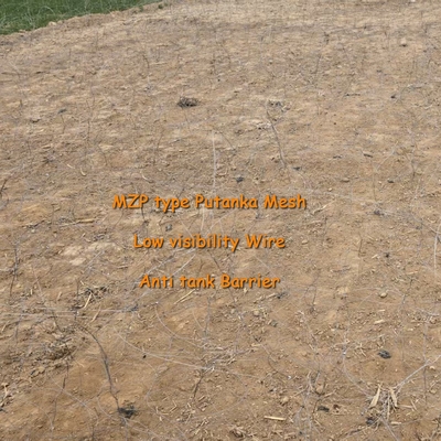 Versatile Tank Trap Mzp Putanka Nets for Various Terrains Vehicle Immobilization Defense Barrier Anti-Tank Barrier