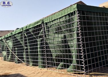 Galvanized Military Sand Wall Collapsible Feature Customized Service