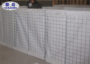 White Small HDP Defensive Barrier , Protection Bastion For Shelter House