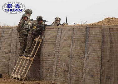 Large Heavy Duty Military Defence Barriers Geotextile Lined Design