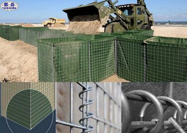 Galvanized Defensive Bastion Barriers Mesh Gbaion Box Customized Size