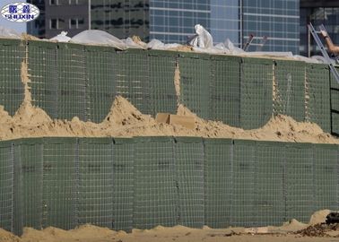 Earth Sand Filled Sand Filled Barriers Gabion Box For Flood Barrier