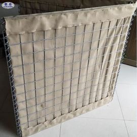 Welded Wire Mesh Sand Filled Barriers / Military Sand Gabion Box Wall