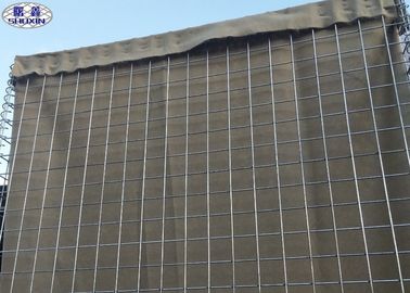High Security Sand Filled Barriers , Military gabion Flood Barriers