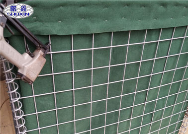 Galfan Wire Military HESCO Defensive Barriers , Welded Flood Barriers SX 10