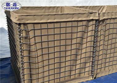 Collapisble Military Sand Wall Barrier 20 Years Service Life Eco - Friendly