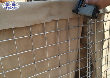HDP Galvanized Defensive Bastion Wall , Flood Control Bastion Barrier System In UAE