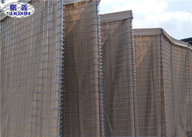 HDP Galvanized Sand Filled Barriers For Army Shooting Range OEM Service