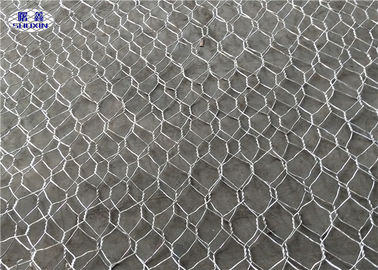 Galfan Coated Gabion Stone Cages Double Twisted Weave PVOC Certification