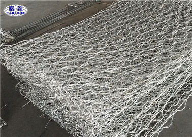 Double Twist Gabion Wall Cages For River Bed Protection Hexagonal Weave