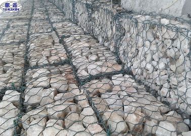 Acid Resisting Galvanized Gabion Baskets For Water Soil Protection