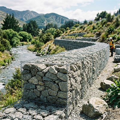 Factory Direct Woven Mesh Gabion Boxes for Riverbank Protection