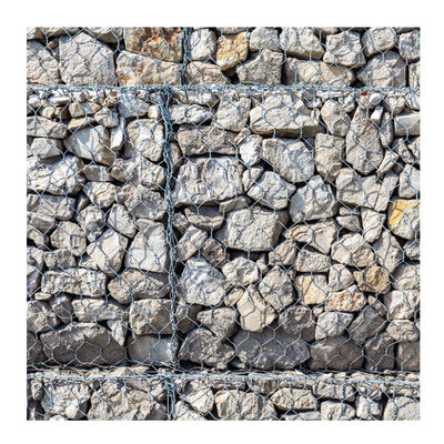 Galvanized Gabion Stone Cage Woven Gabion Box Retaining Wall for Slope Protection