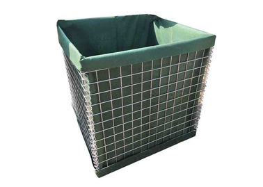 Galvanized Sand Wall Mil 1 1.37*1..06*10m Hesco Barrier For Military Bastion