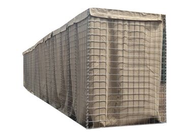 Professional Sand Wall Hesco Barrier 3- 5 Mm Wire Diameter For Military Protection