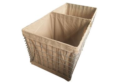 Mil 1 1.37*1.06*10m 3''*3'' Military Sand Wall Hesco Barrier For Bation Q235 Steel Wire