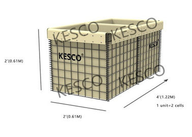 Defensive Hesco Bastion Barrier MIL 2 Expeditionary Barrier System
