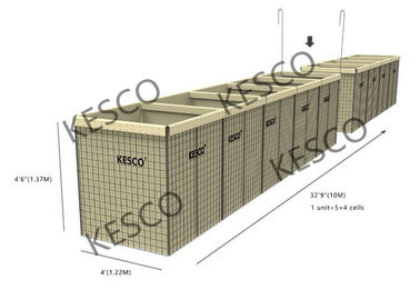 Hesco Bastion Barrier Flood Barrier Control Mil 8 Military Sand Wall