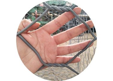 Weave Type Galvanized Gabion Netting , Galvanized Hexagonal Wire Mesh Gabions