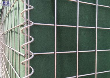 Green Color Galvanized Military Hesco Barriers For Emergency Flood Control