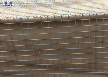HDP Galvanized HESCO Barrier with Military Grenn color used for Flood retaining Wall
