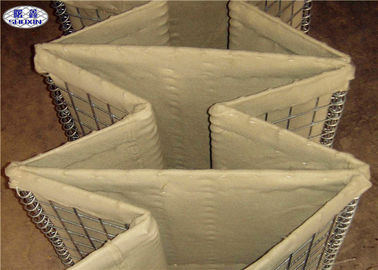 Flood Hesco Defensive Barriers Hot Dipped Galvanized Security Wire Container