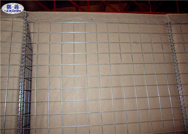 Galfan Coated Sand Filled Barriers , Welded Military Hesco Barriers Gabion
