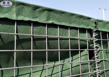 Military Hesco Bastion Sand Filled Barriers Retaining Wall For Protection