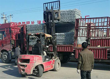 Galfan Coated Reinforced Gabion Mesh For Road Construction and Erosion Control