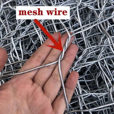 Galvanized Hexagonal 2m Gabion Basket Woven Stone Filled
